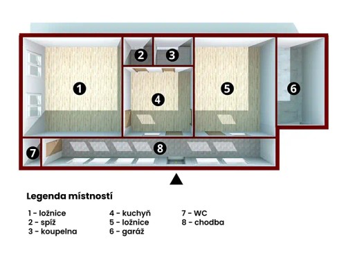 Prodej domu 80 m², pozemek 150 m²