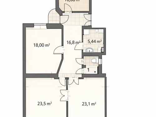 Prodej bytu 3+1 114 m²