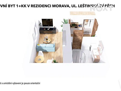 Prodaný byt 1+kk 33 m²