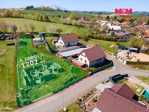 Prodej stavebního pozemku 1202 m²