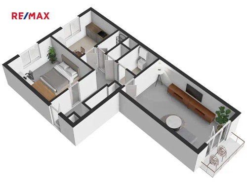 Prodaný byt 2+1 57 m²