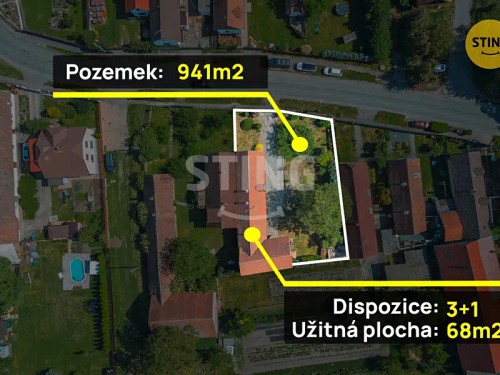 Prodej domu 68 m², pozemek 941 m²