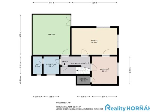 Prodej chaty 63 m², pozemek 966 m²