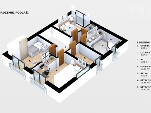 Prodej domu 268 m², pozemek 1181 m²