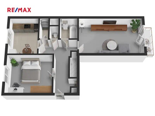 Prodaný  byt 2+1 57 m²