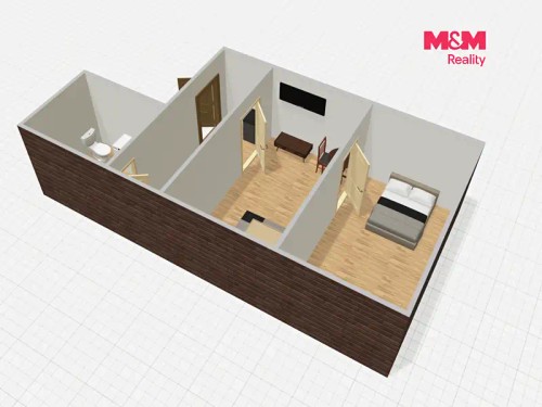 Prodej bytu 2+1 48 m²