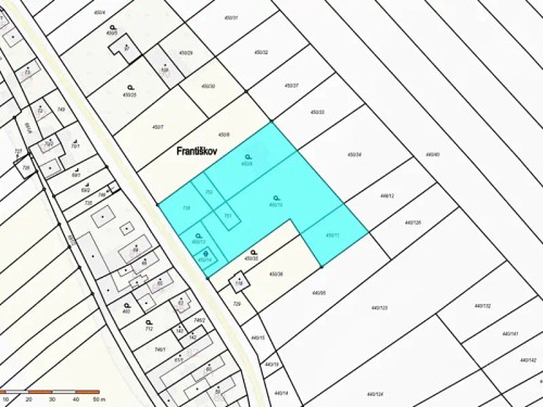 Prodej stavebního pozemku 2936 m²