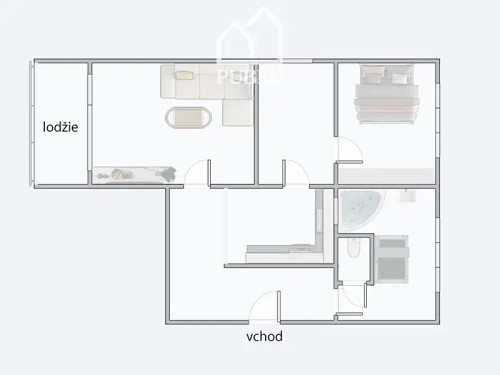 Prodaný byt 3+kk 60 m²