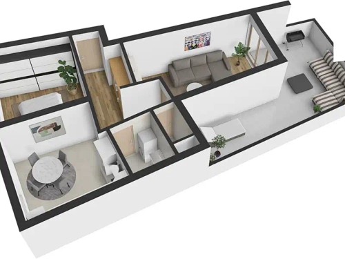 Prodaný byt 2+1 60 m²