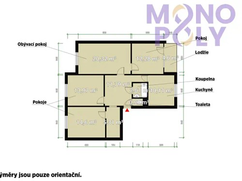Prodej bytu 4+1 96 m²
