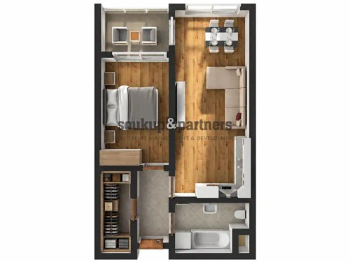 Prodej bytu 2+kk 55 m²