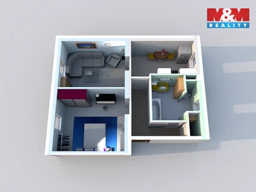 Prodaný byt 2+1 50 m²