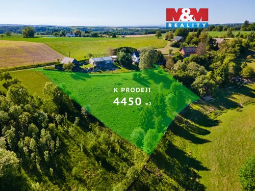 Prodej stavebního pozemku 4450 m²