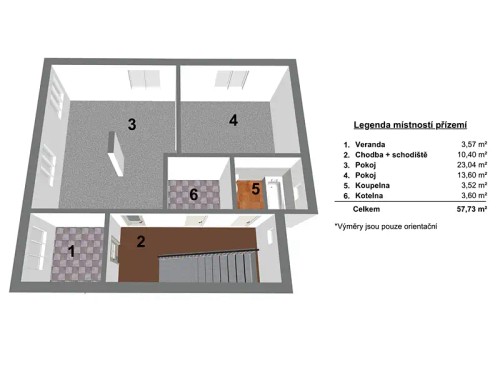 Prodej domu 173 m², pozemek 1213 m²