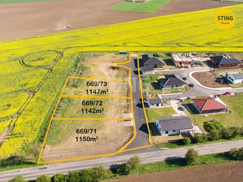 Prodej stavebního pozemku 1150 m²