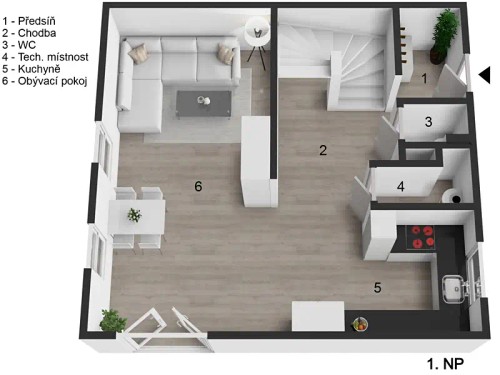 Prodej bytu 4+kk 102 m²
