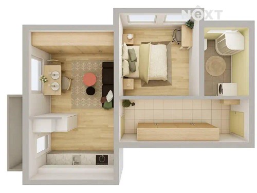 Prodej bytu 2+kk 62 m²