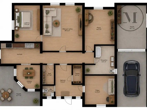 Prodej domu 182 m², pozemek 1078 m²
