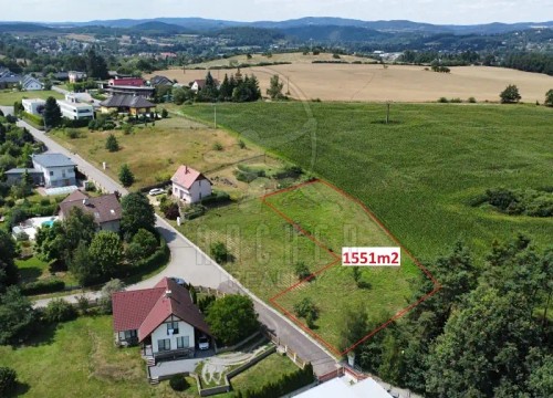 Prodej stavebního pozemku 1551 m²