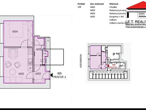 Prodaný byt 2+kk 35 m²