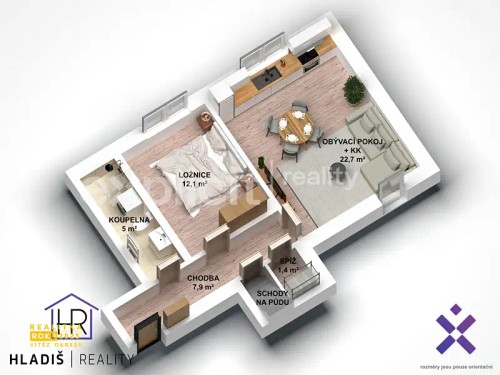 Prodej bytu 2+kk 49 m²