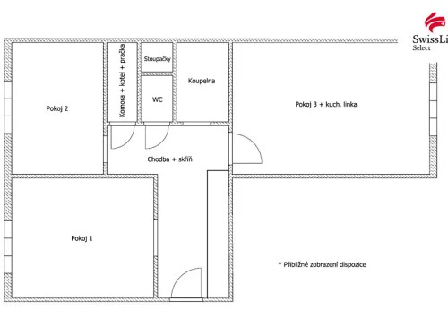 Prodej bytu 3+kk 58 m²