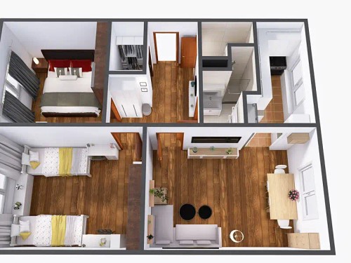 Prodaný byt 3+kk 68 m²