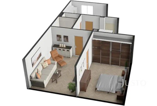 Prodaný  byt 2+1 52 m²