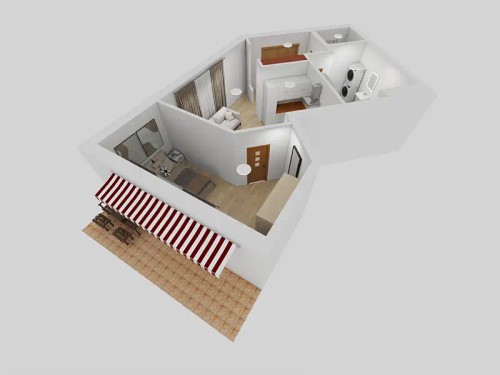 Prodaný byt 2+kk 57 m²
