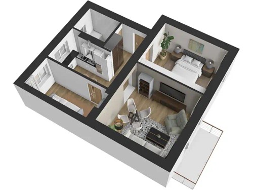 Prodaný byt 3+1 58 m²