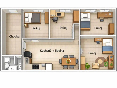 Prodej bytu 4+1 85 m²
