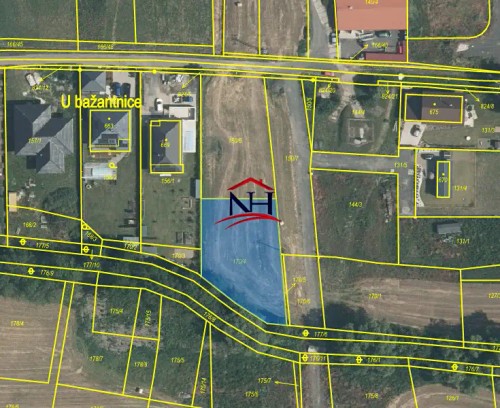 Prodej stavebního pozemku 1028 m²