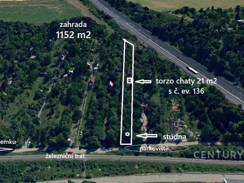 Prodej chaty 20 m², pozemek 1131 m²