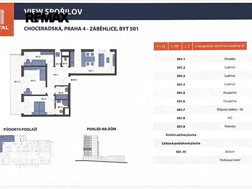 Prodej bytu 4+kk 89 m²