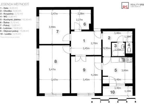 Prodej bytu 4+1 86 m²