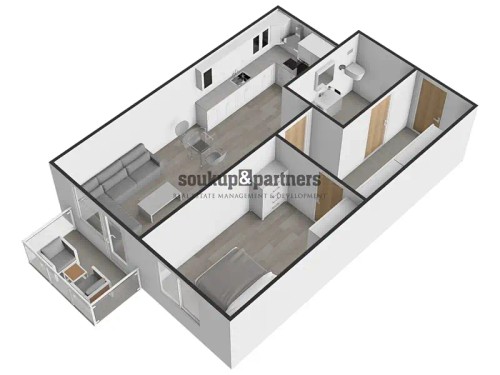 Prodaný  byt 2+kk 49 m²