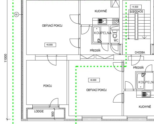 Prodaný byt 2+1 57 m²