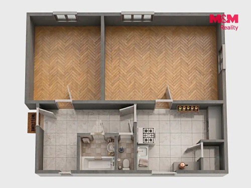 Prodej bytu 2+1 70 m²