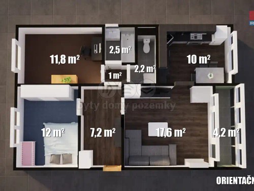 Prodaný byt 3+1 67 m²
