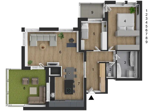 Prodej bytu 3+kk 125 m²