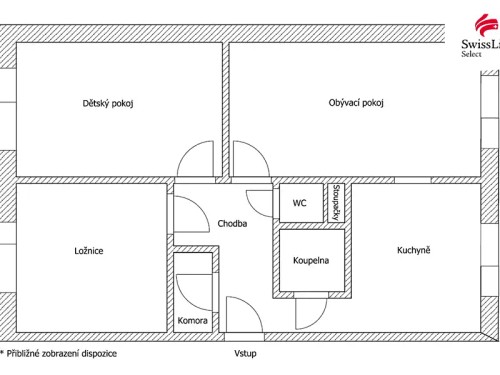 Prodej bytu 3+1 72 m²