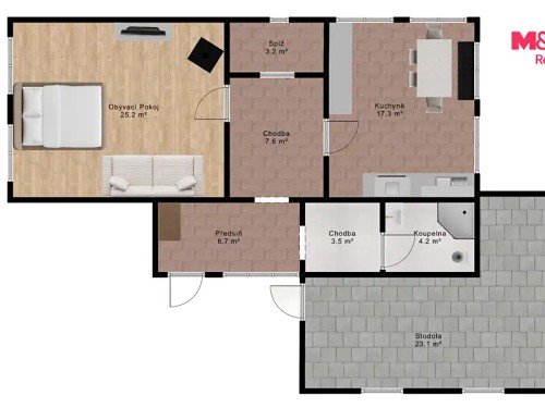 Prodej chalupy 67 m², pozemek 775 m²