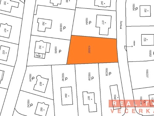 Prodej stavebního pozemku 898 m²