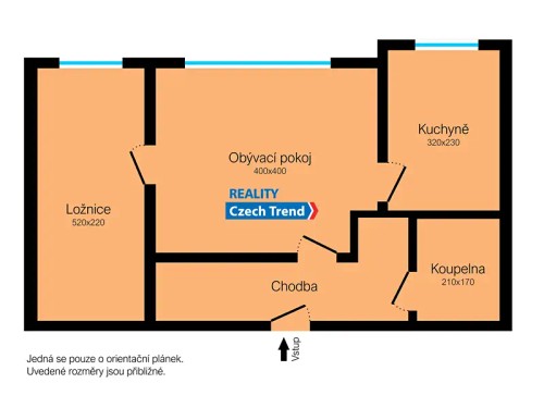 Prodaný byt 2+1 45 m²