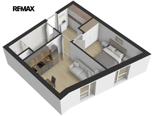 Prodaný  byt 2+kk 38 m²
