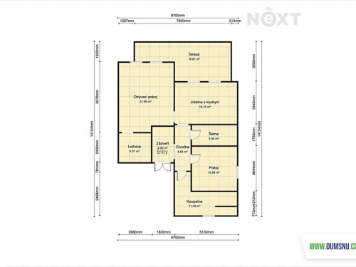 Prodej bytu 3+kk 88 m²