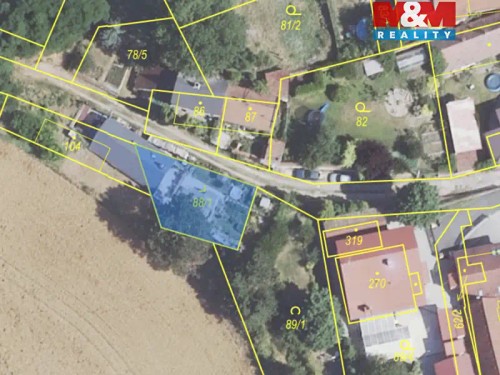 Prodej stavebního pozemku 252 m²