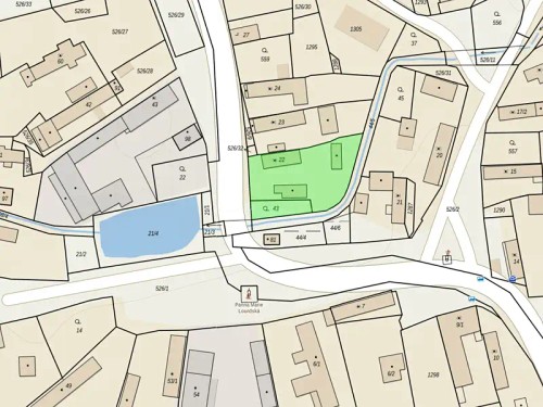 Prodej stavebního pozemku 1050 m²