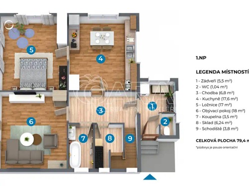 Prodej domu 142 m², pozemek 1005 m²