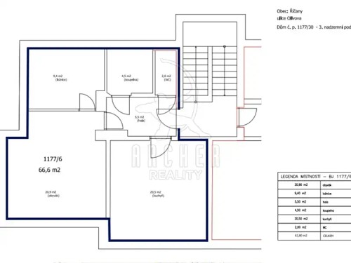 Prodej bytu 3+kk 67 m²